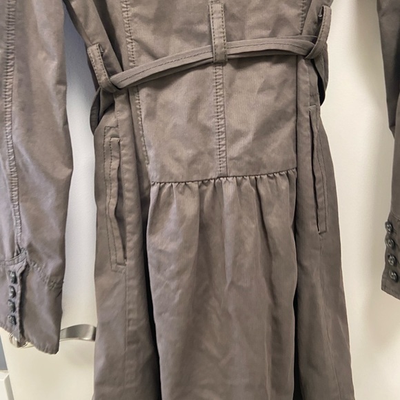 Free People Charcoal Belted w Pockets with pink floral jacket - Picture 9 of 10